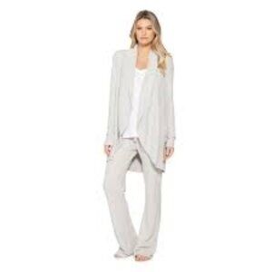 Barefoot Dreams NWT Silver Circle Cardigan Size Large